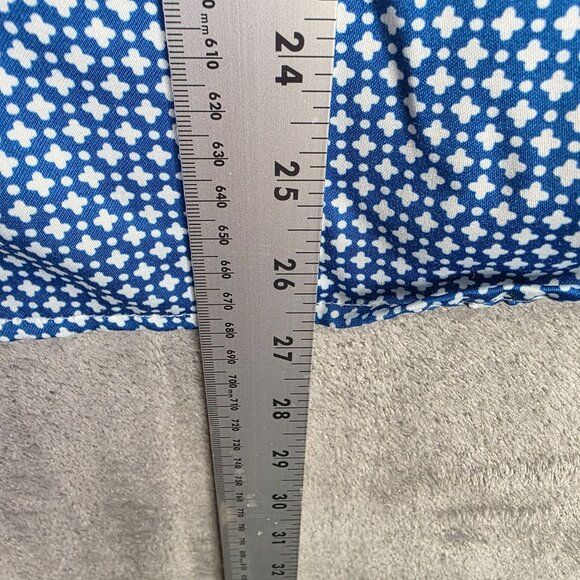 Womens 2 Pc Miss Elaine Blue Micro Dot Pajama Shirt & Pant Set Sleepwear Size M - Picture 7 of 15